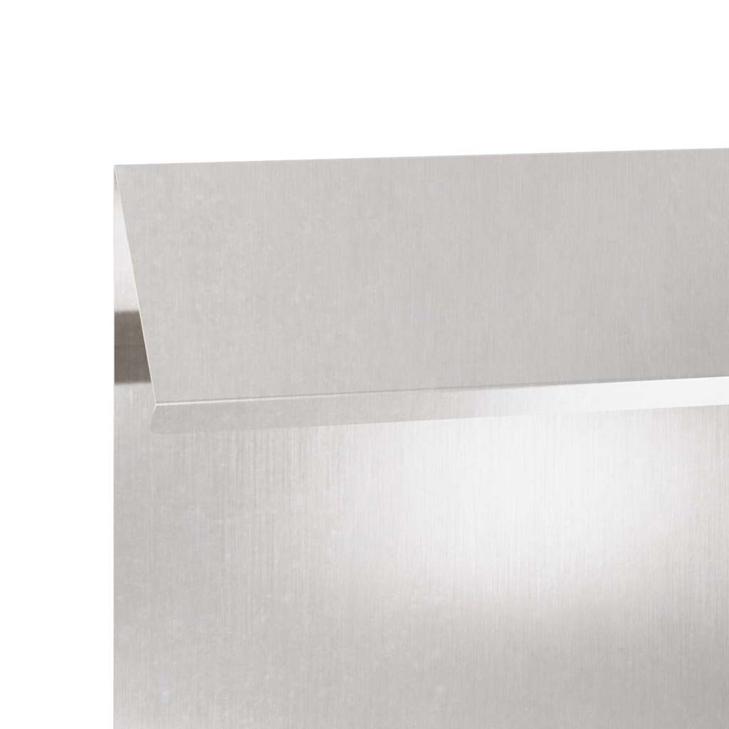 Ograda protiv puževa 16 pcs Srebrno 100 x 3,5 x 25 cm