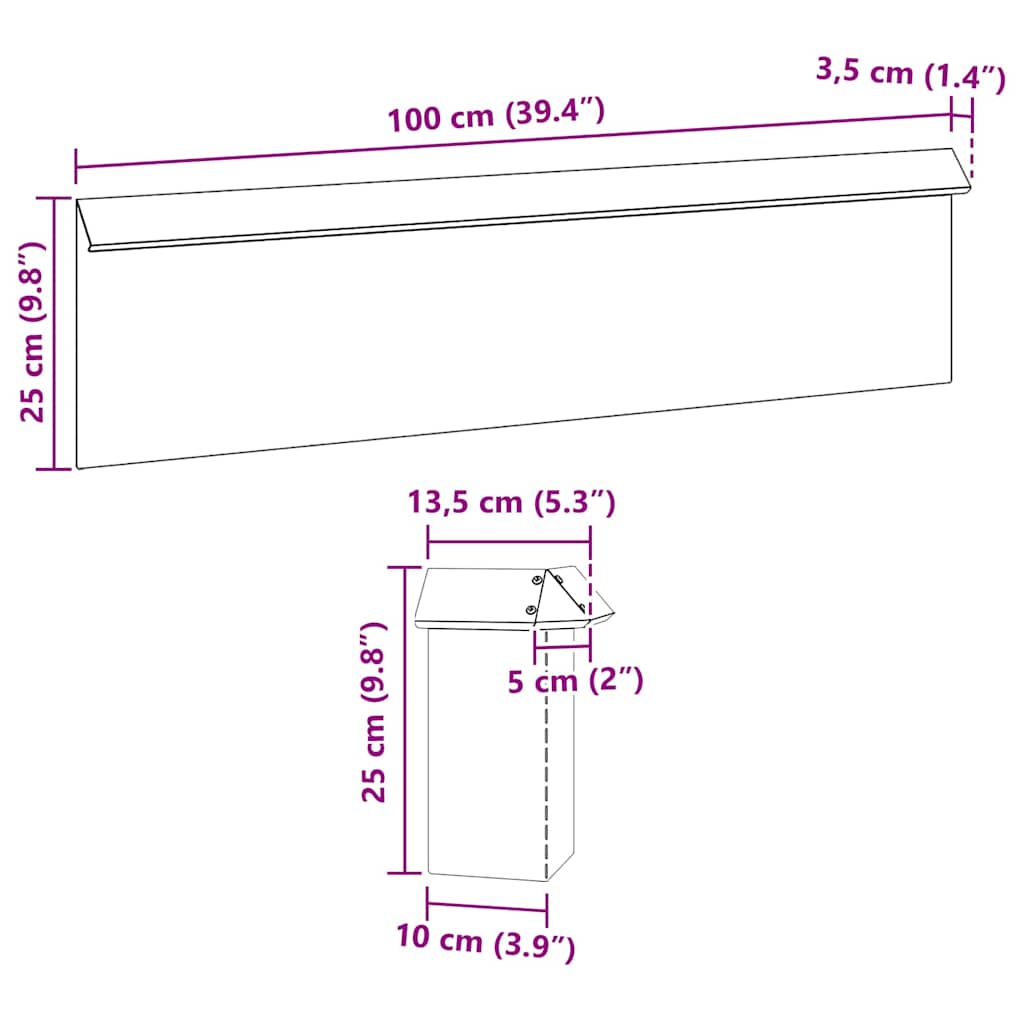 Ograde protiv puževa 8 pcs Rđa
