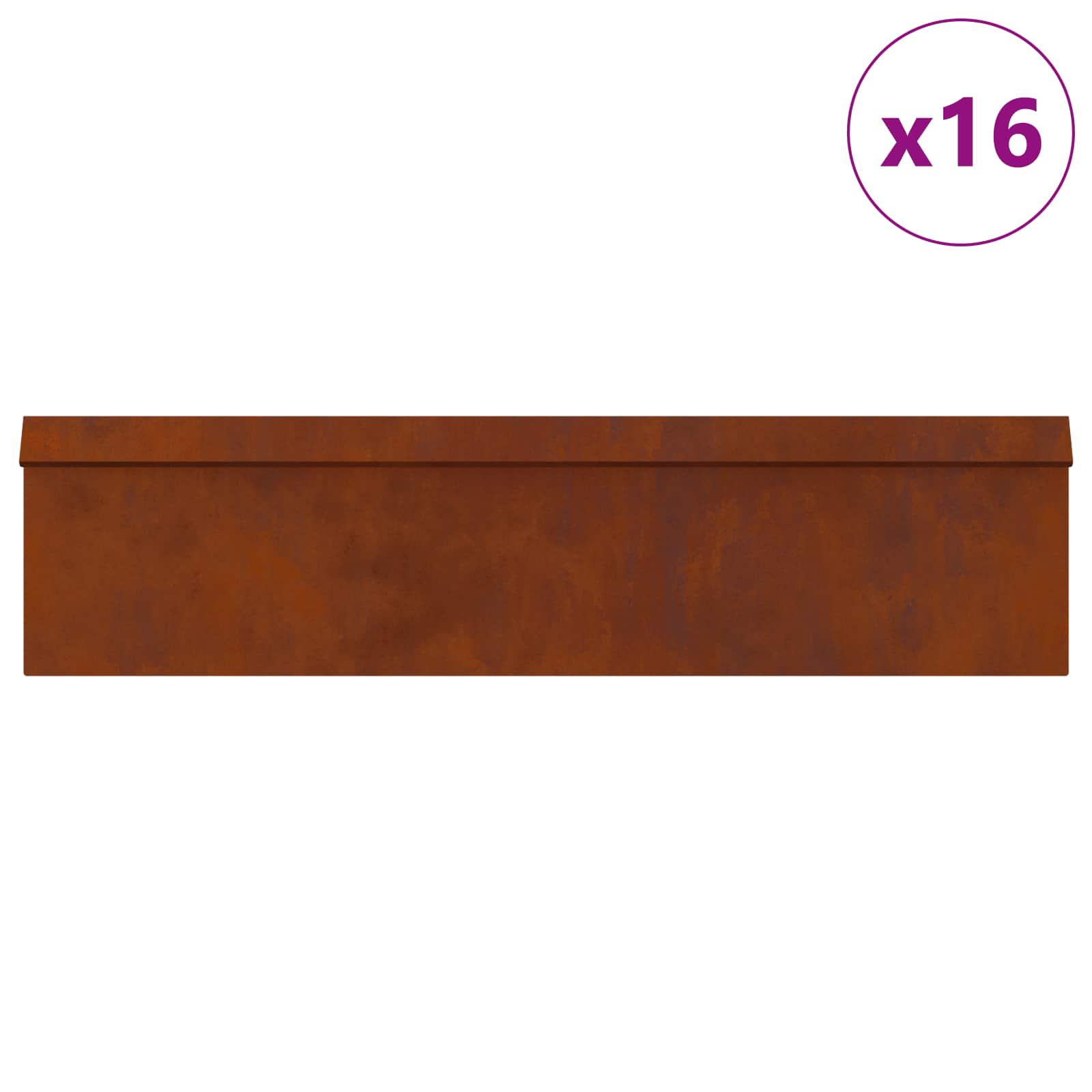 Ograde protiv puževa 20 pcs Rđa