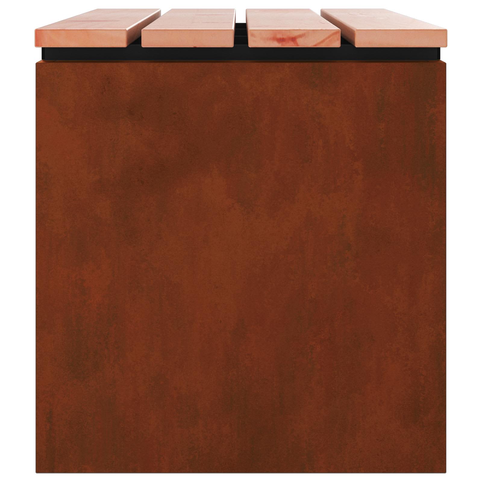 Vrtna klupa Rđa 40 x 40 x 43 cm Otporni čelik