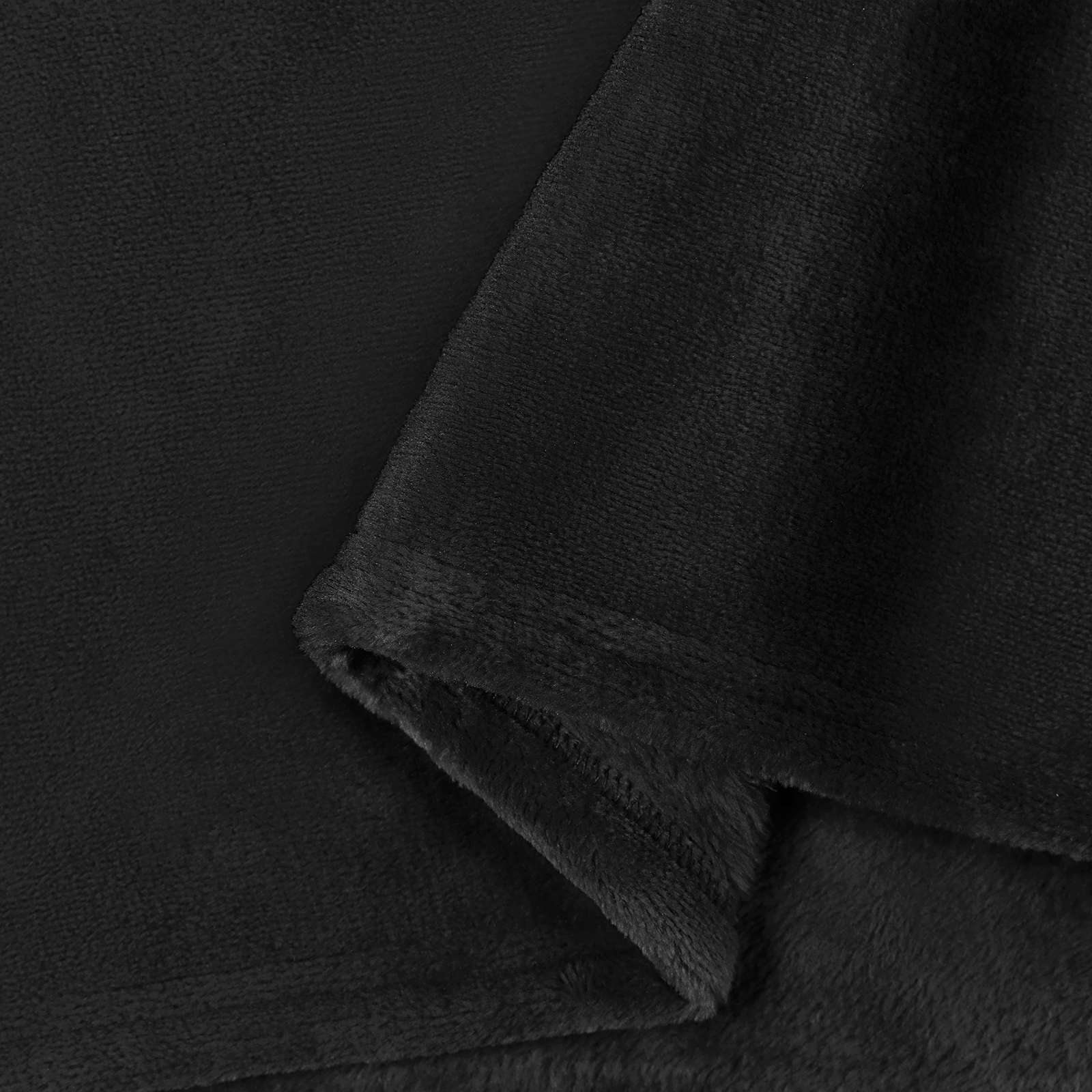 Pokrivač Crna 130 x 150 cm Runo