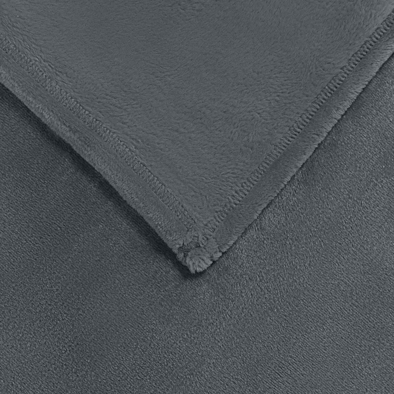Pokrivači za bacanje 6 pcs Tamno siva 220 x 240 cm Runo