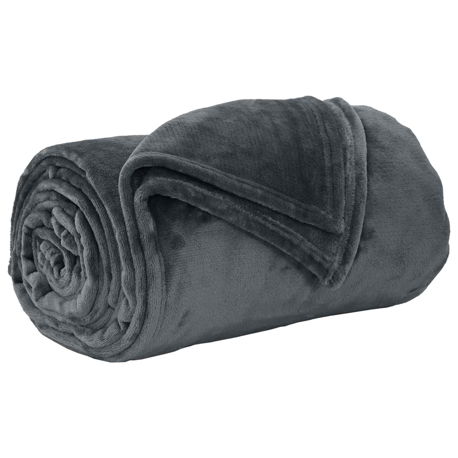 Pokrivači za bacanje 6 pcs Tamno siva 220 x 240 cm Runo