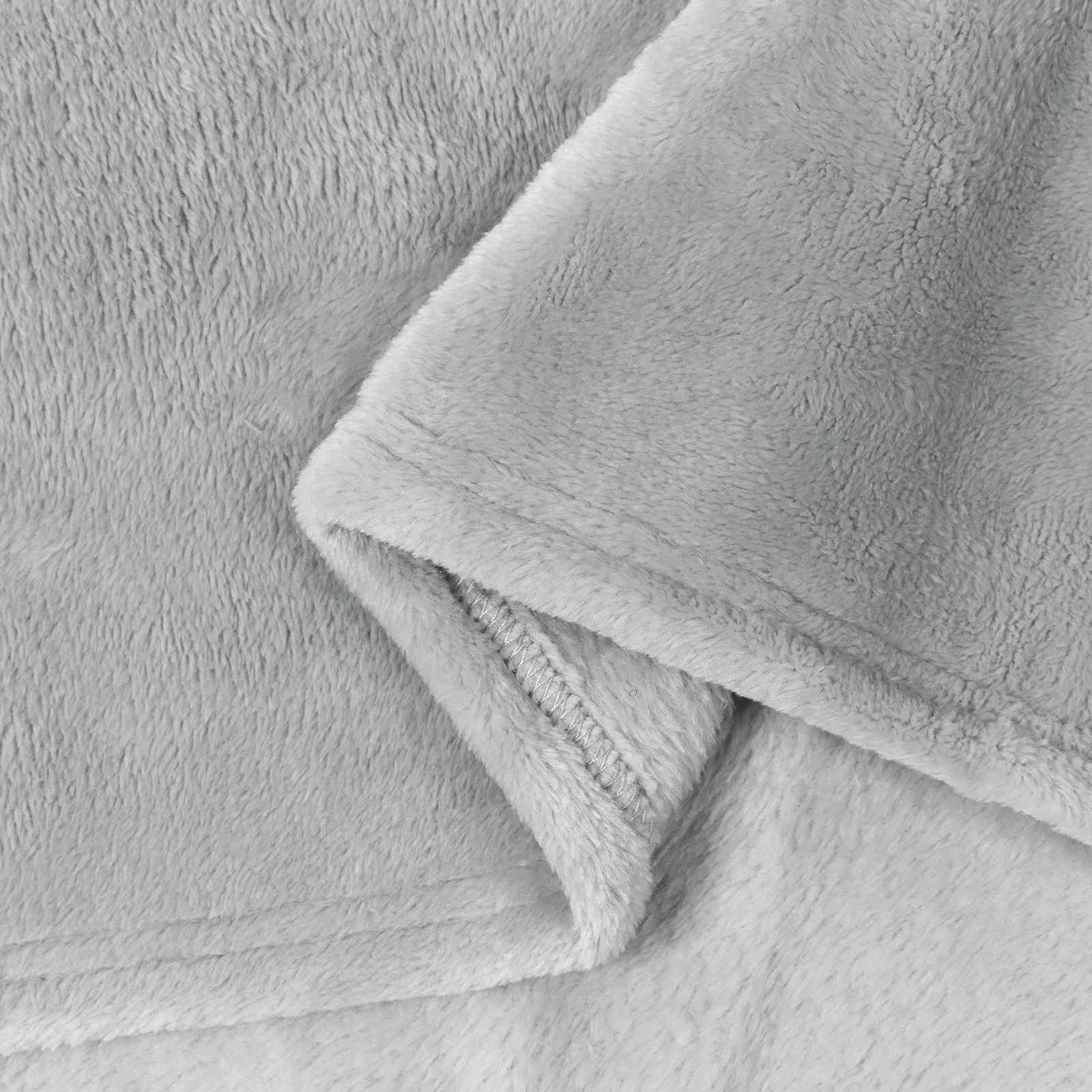 Pokrivači za bacanje 6 pcs Siva 240 x 270 cm Runo