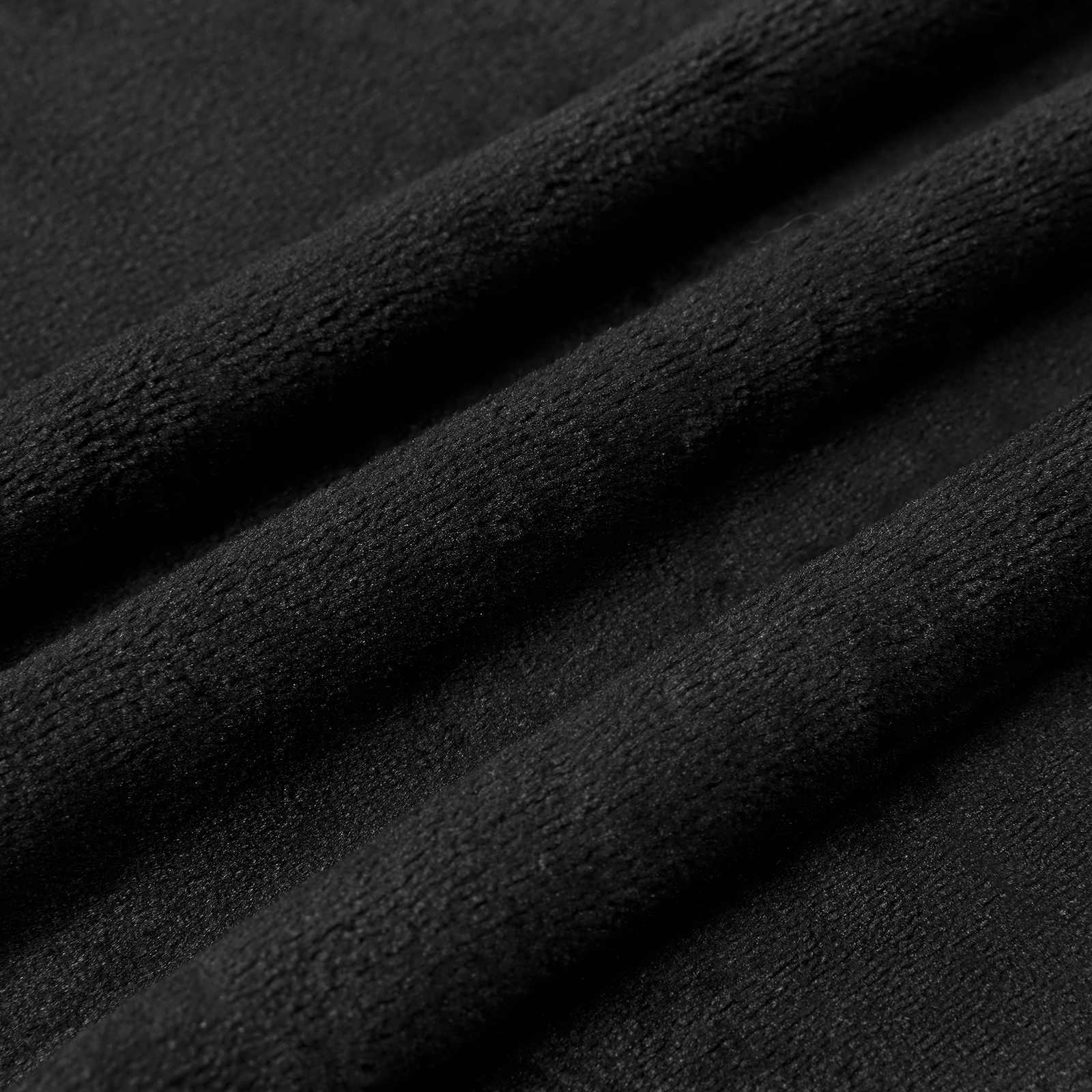 Pokrivači za bacanje 6 pcs Crna 130 x 150 cm Runo
