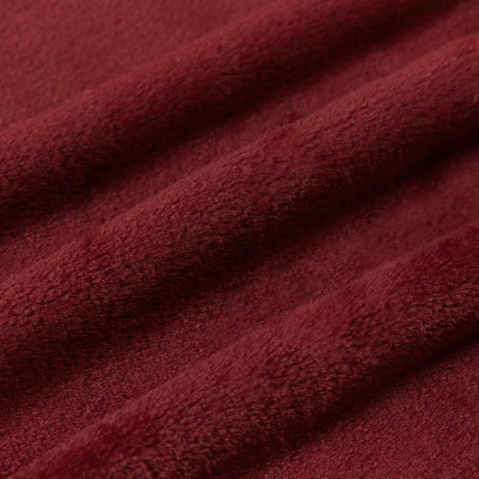 Pokrivači za bacanje 6 pcs Bordeaux Crvena 130 x 150 cm Runo