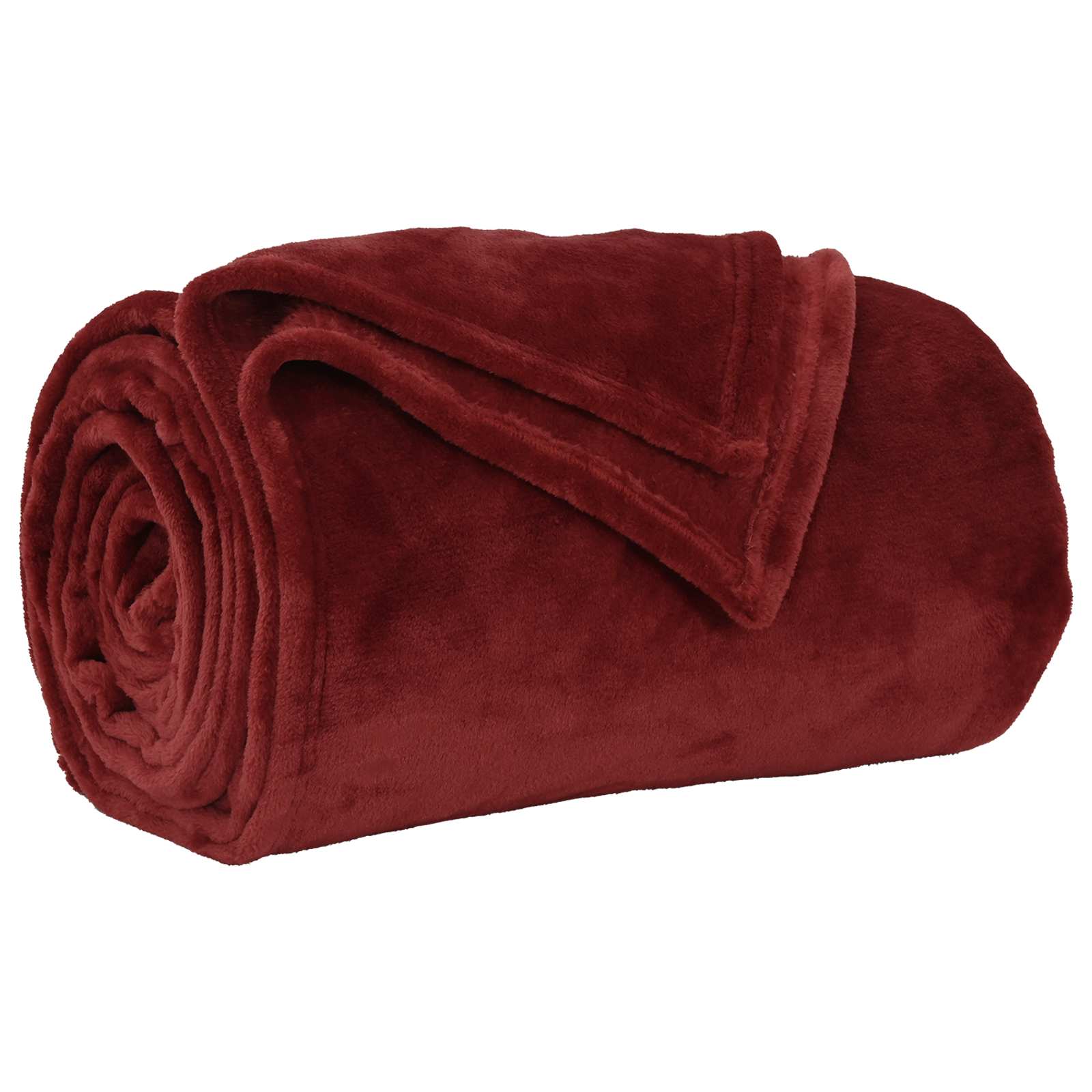 Pokrivači za bacanje 6 pcs Bordeaux Crvena 150 x 200 cm Runo