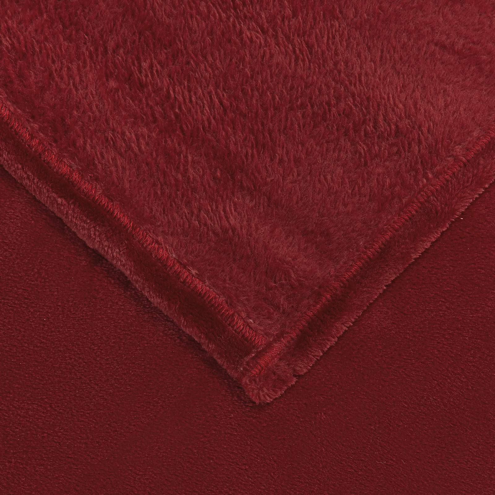 Pokrivači za bacanje 6 pcs Bordeaux Crvena 220 x 240 cm Runo