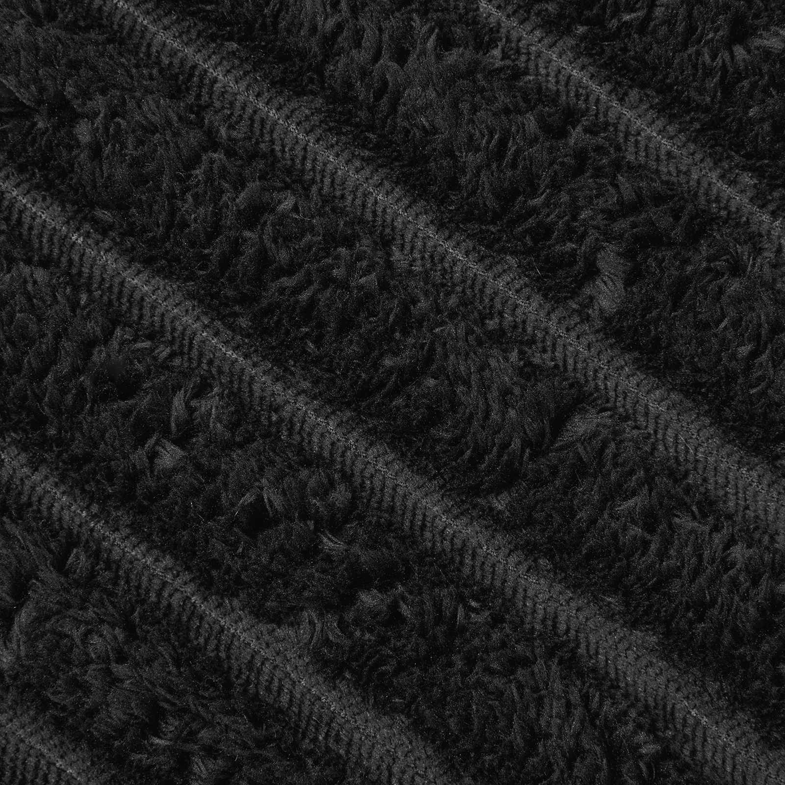 Pokrivač Crna 150 x 130 cm Runo