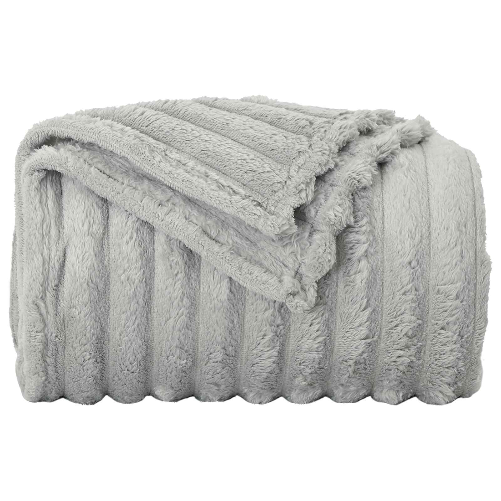 Pokrivači za bacanje 6 pcs Siva 270 x 240 cm Runo