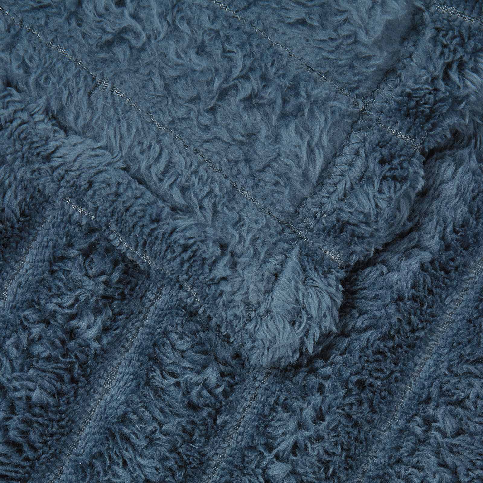 Pokrivači za bacanje 6 pcs Mornarsko plava 240 x 220 cm Runo