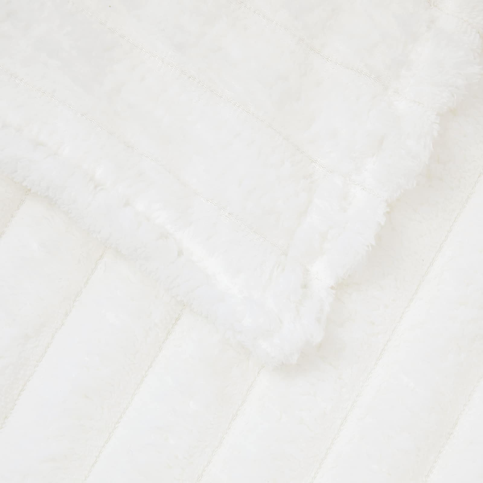 Pokrivači za bacanje 6 pcs Bijelo 240 x 220 cm Runo