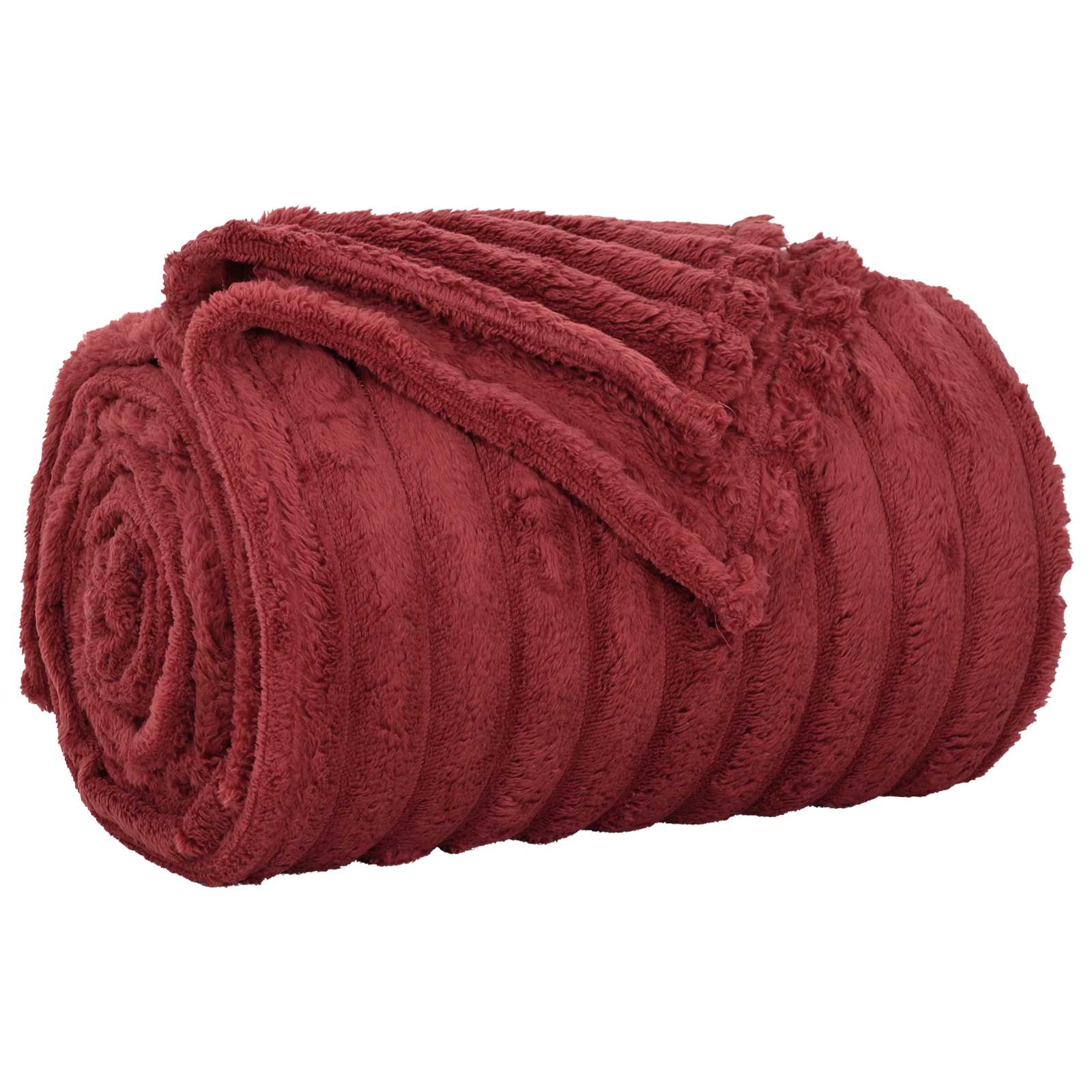 Pokrivači za bacanje 6 pcs Bordeaux Crvena 200 x 150 cm Runo