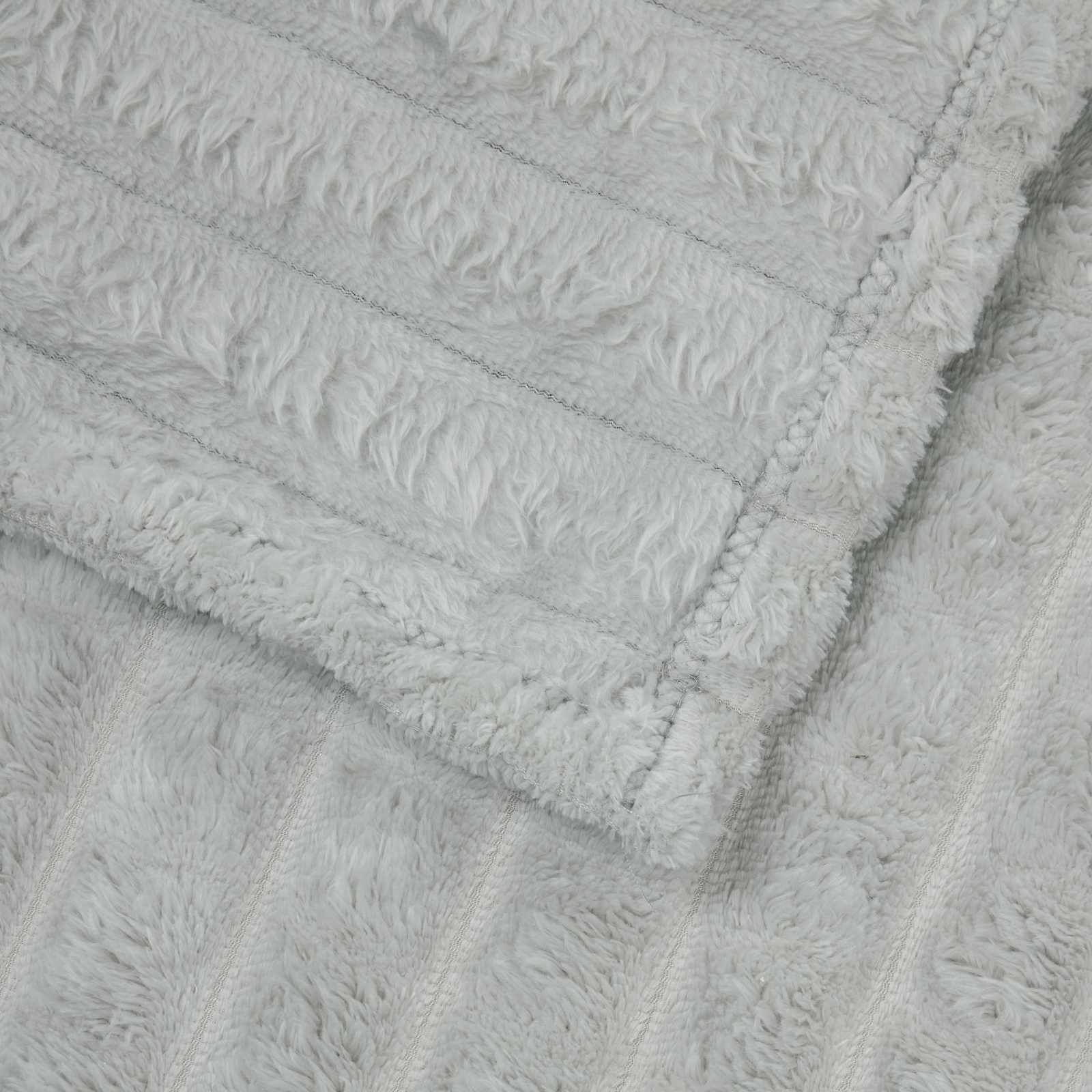 Pokrivači za bacanje 6 pcs Siva 200 x 150 cm Runo