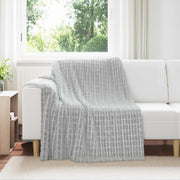 Pokrivači za bacanje 6 pcs Siva 200 x 150 cm Runo
