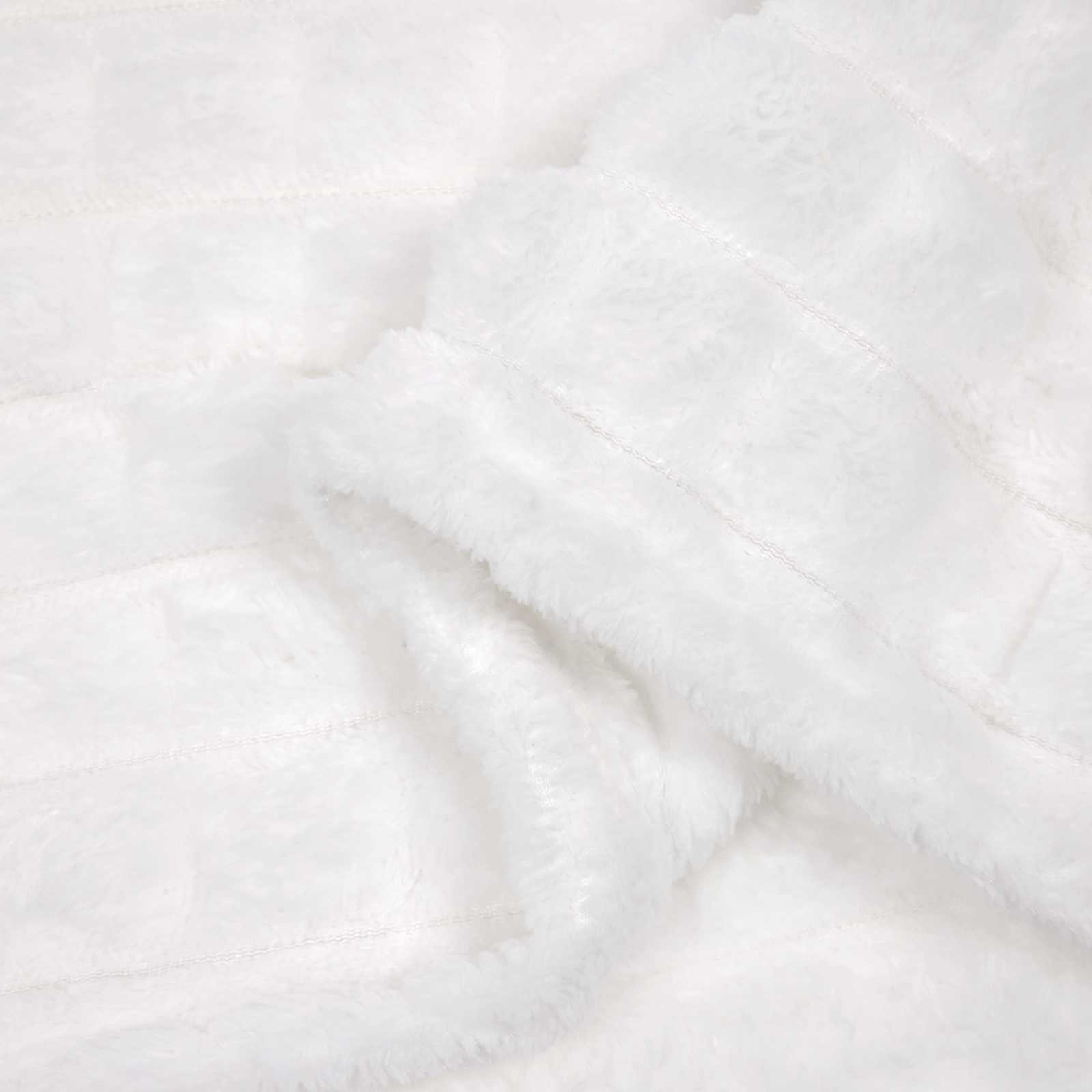 Pokrivači za bacanje 6 pcs Bijelo 240 x 220 cm Runo