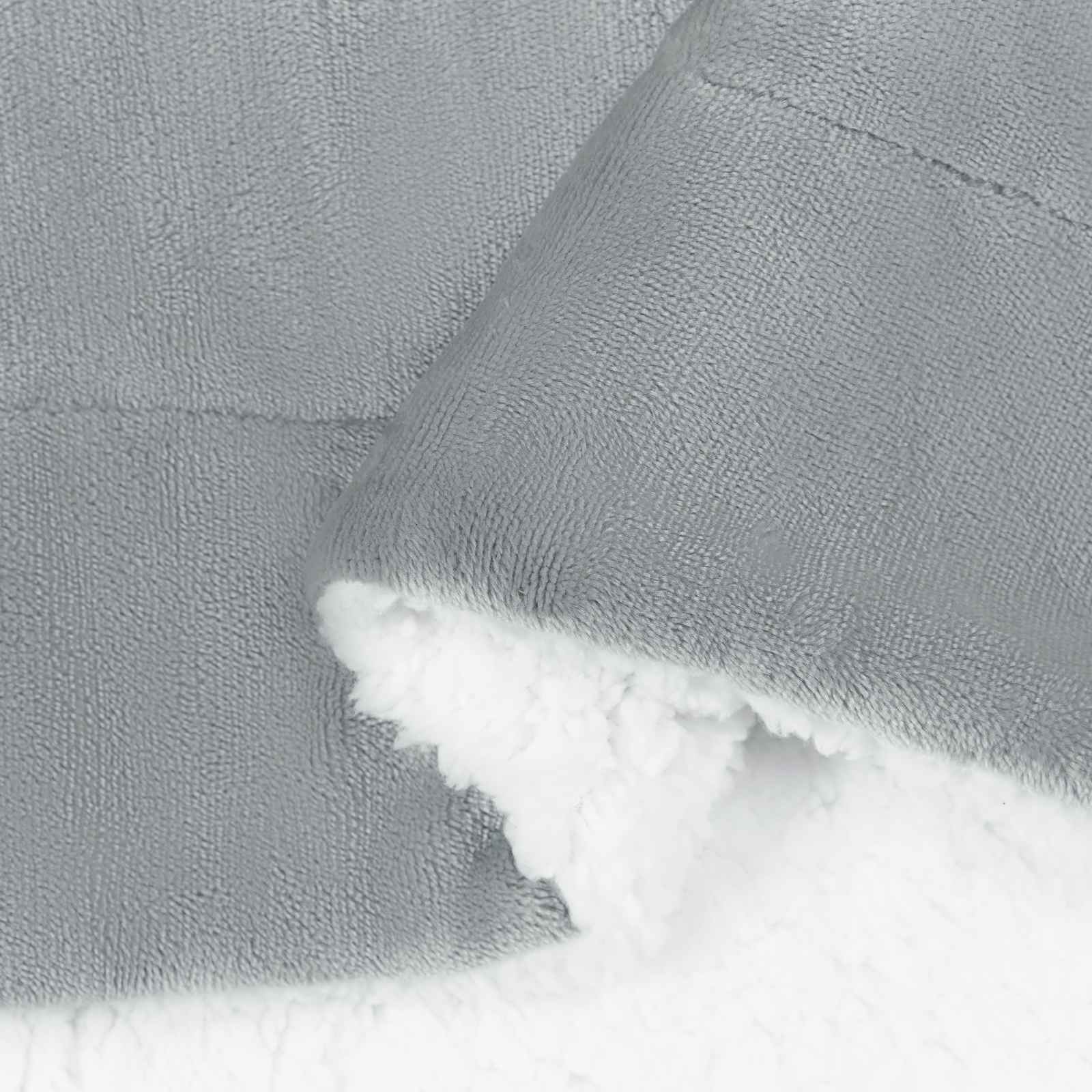 Pokrivač Siva 220 x 240 cm Runo