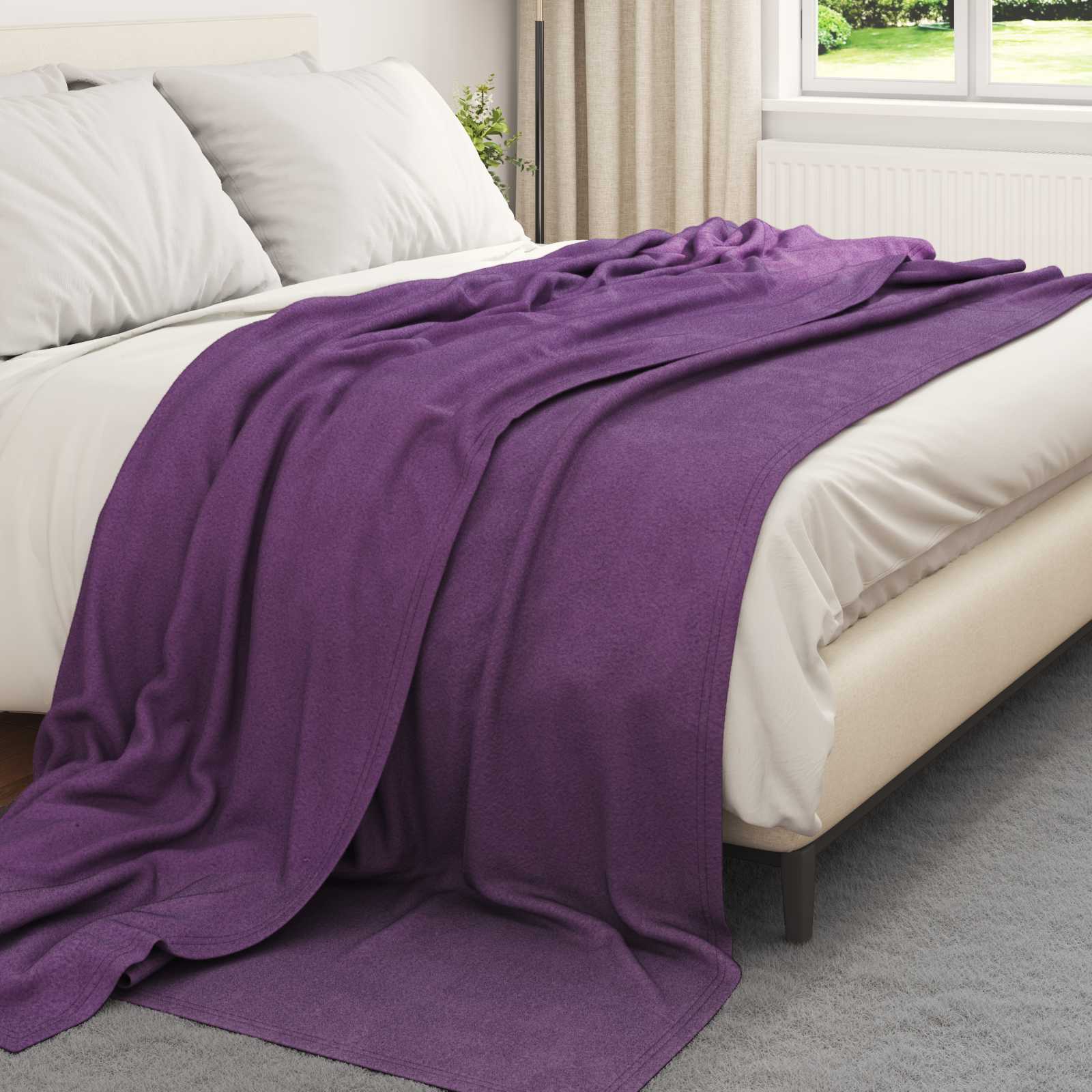 Pokrivači za bacanje 6 pcs Ljubičasta 270 x 240 cm Runo