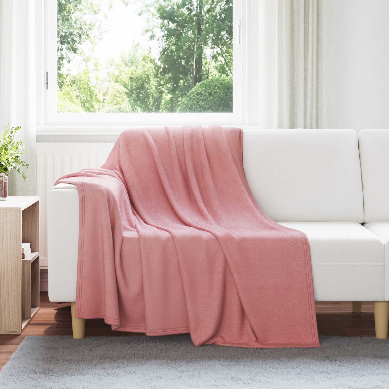 Pokrivači za bacanje 6 pcs Ružičasta 200 x 150 cm Runo