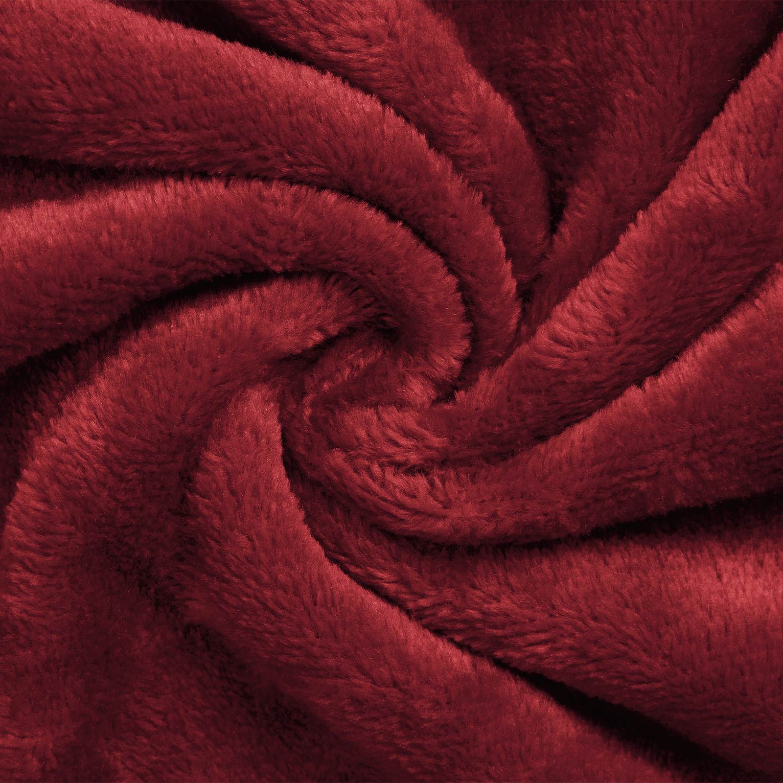 Deka majica s kapuljačom Bordeaux Crvena l Flanel