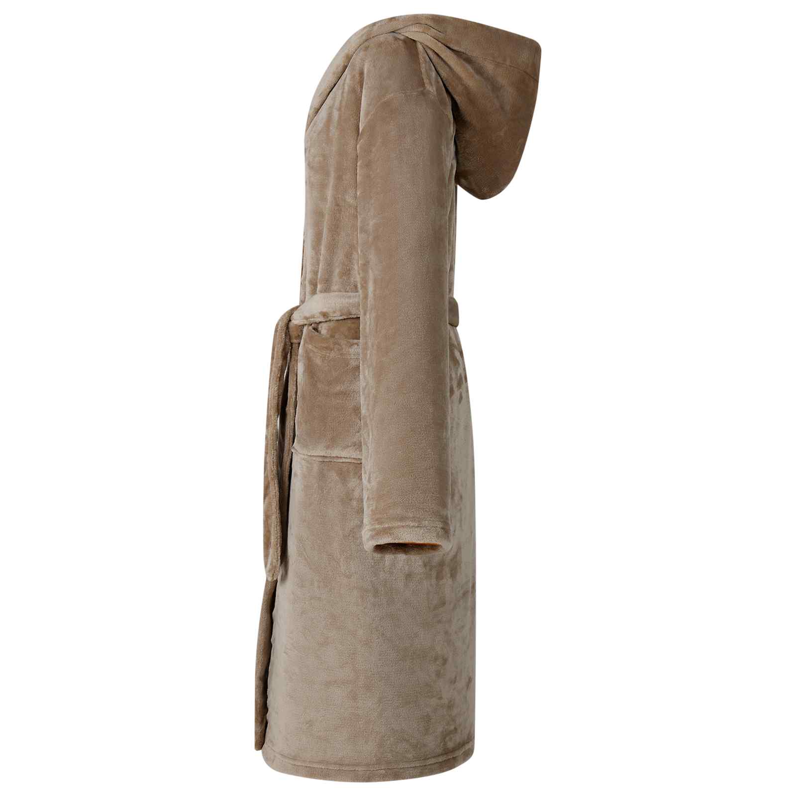 Kupaći kaput s kapuljačom Kamel xxxl Flanel