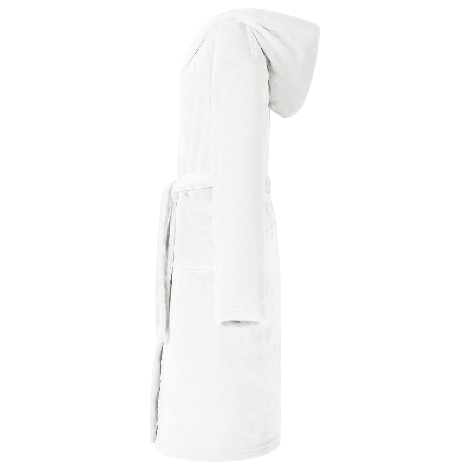 Kupaći kaput s kapuljačom Bijelo xxxl Flanel