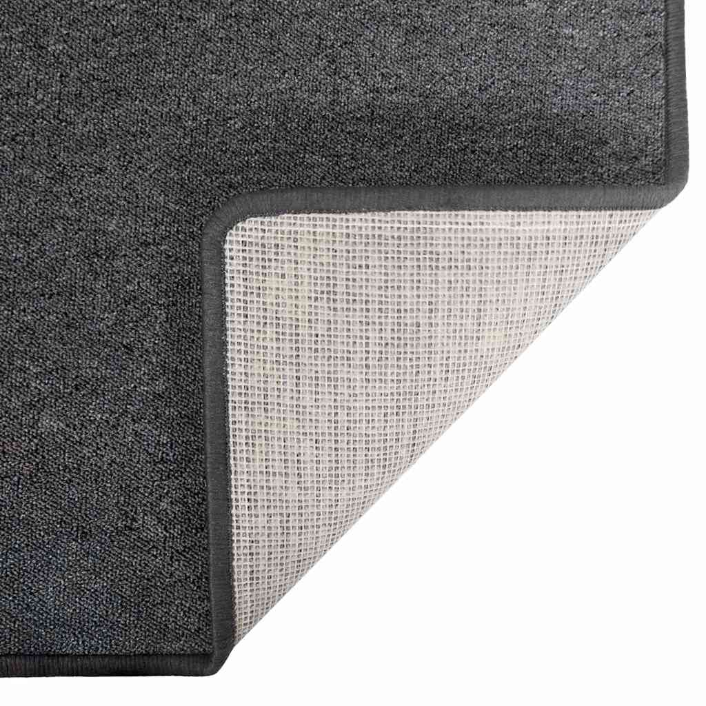 Tepih trkač Tamno siva 80 x 500 cm 100% Polipropilen