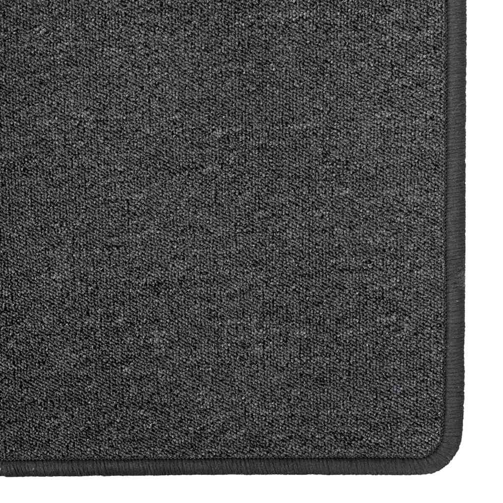 Tepih trkač Tamno siva 100 x 100 cm 100% Polipropilen