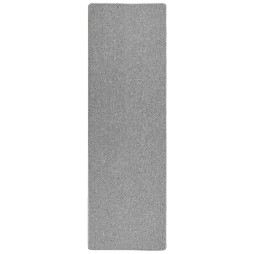 Tepih trkač Svijetlo siva 100 x 250 cm 100% Polipropilen