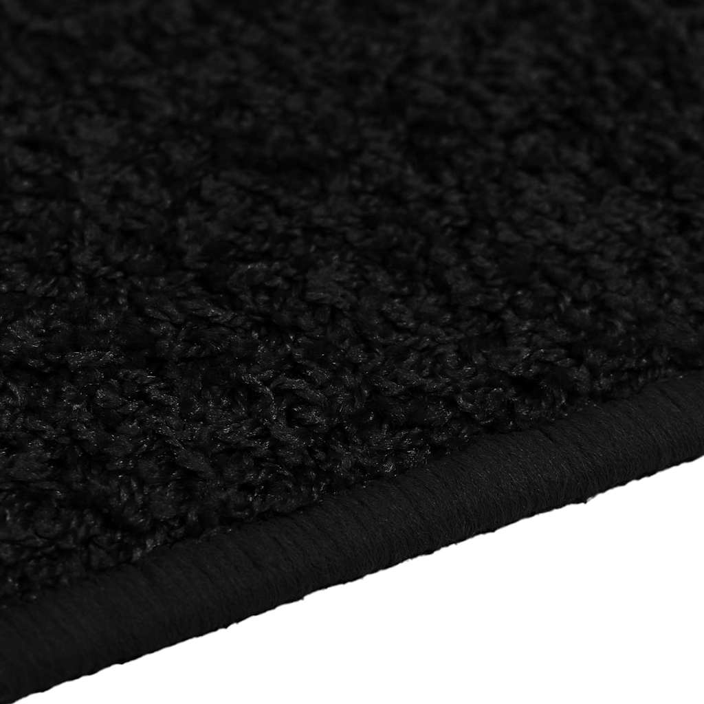 Tepih trkač Crna 80 x 200 cm 100% Polipropilen Tuft