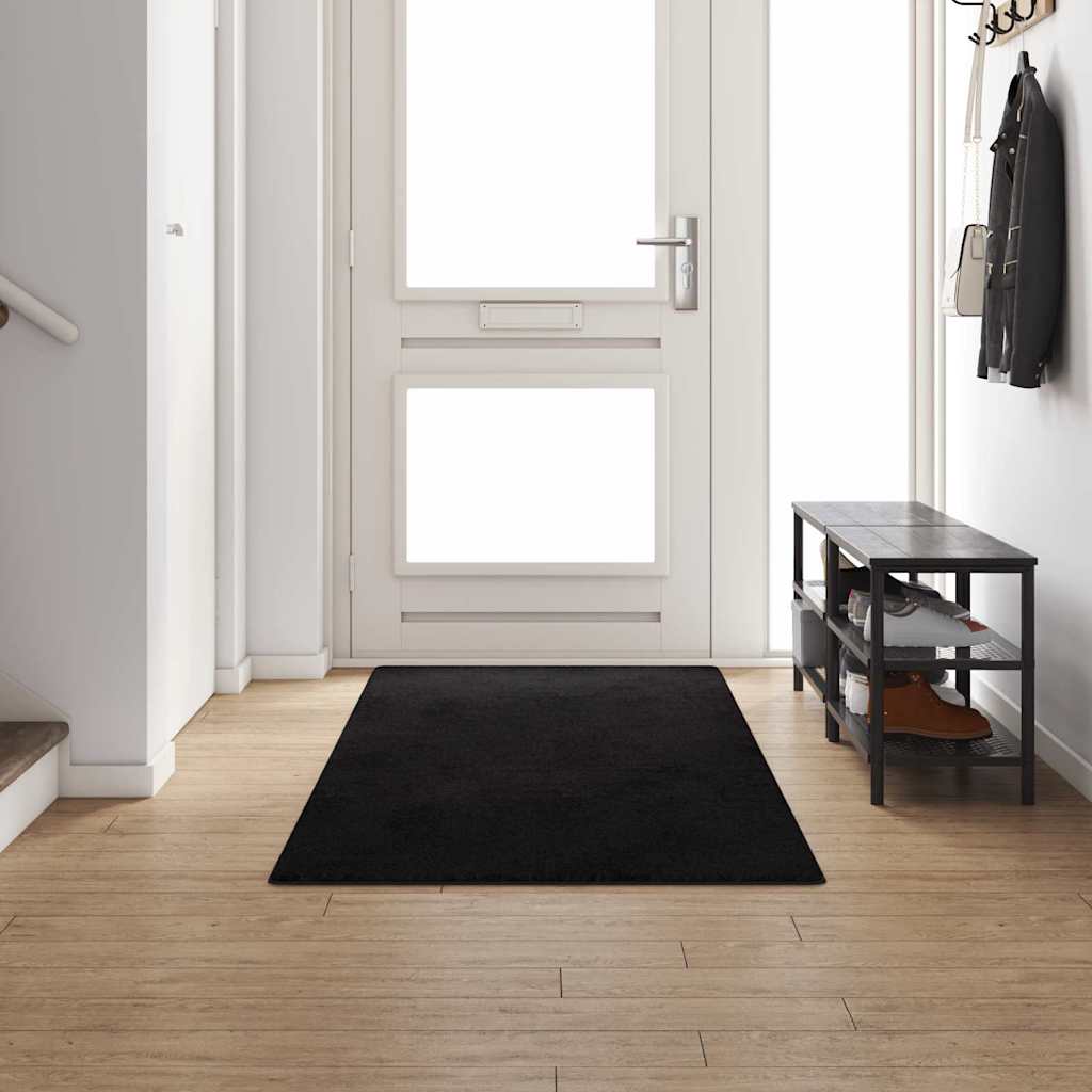 Tepih trkač Crna 100 x 300 cm 100% Polipropilen Tuft