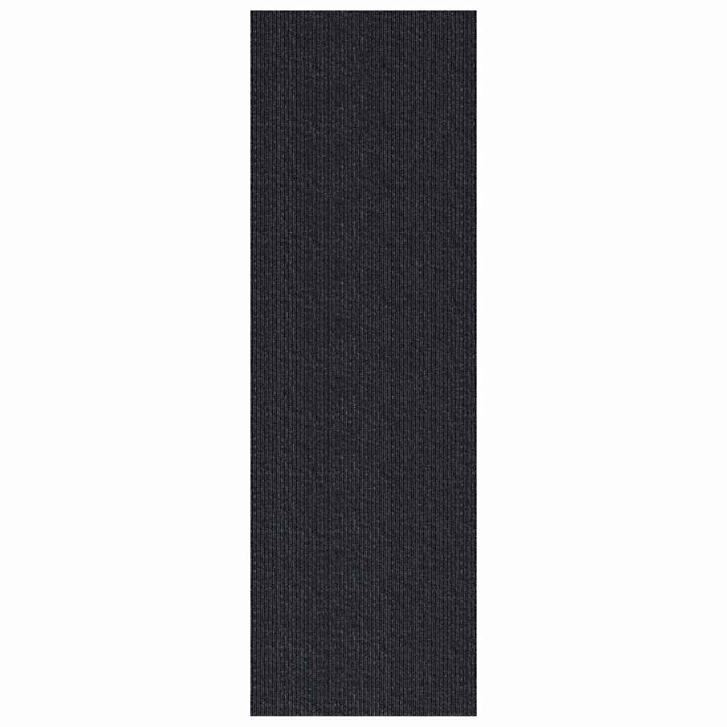 Tepih trkač Antracit 80 x 250 cm tkanina