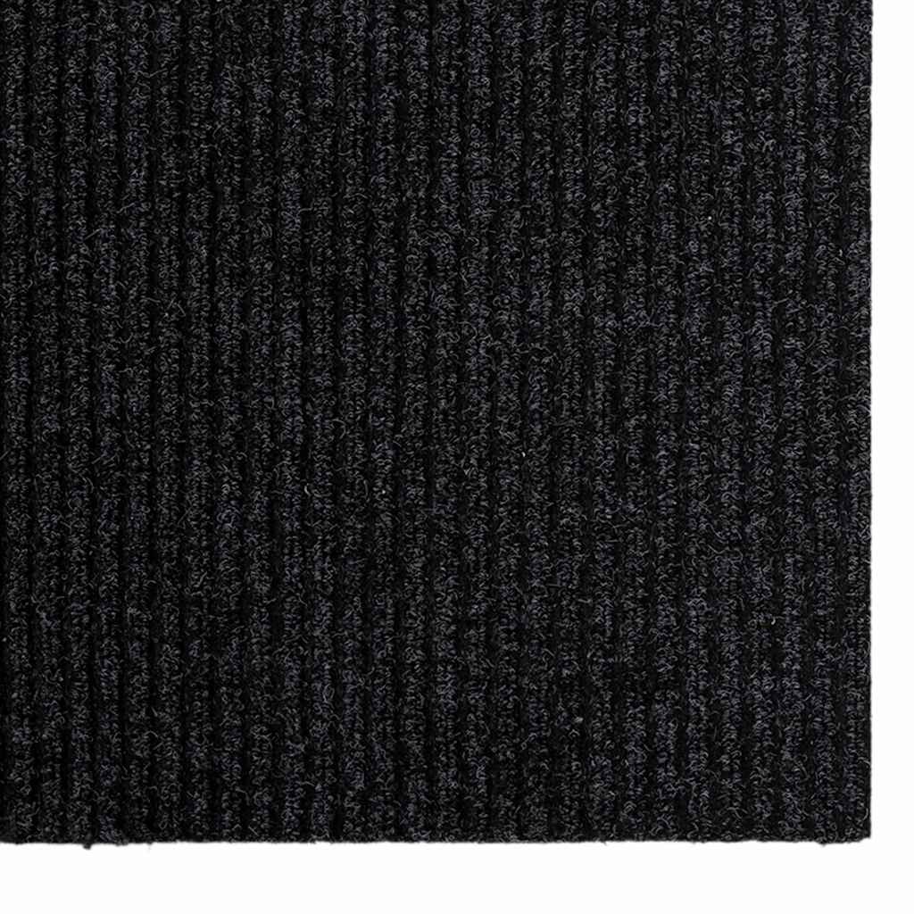 Tepih trkač Antracit 80 x 400 cm tkanina