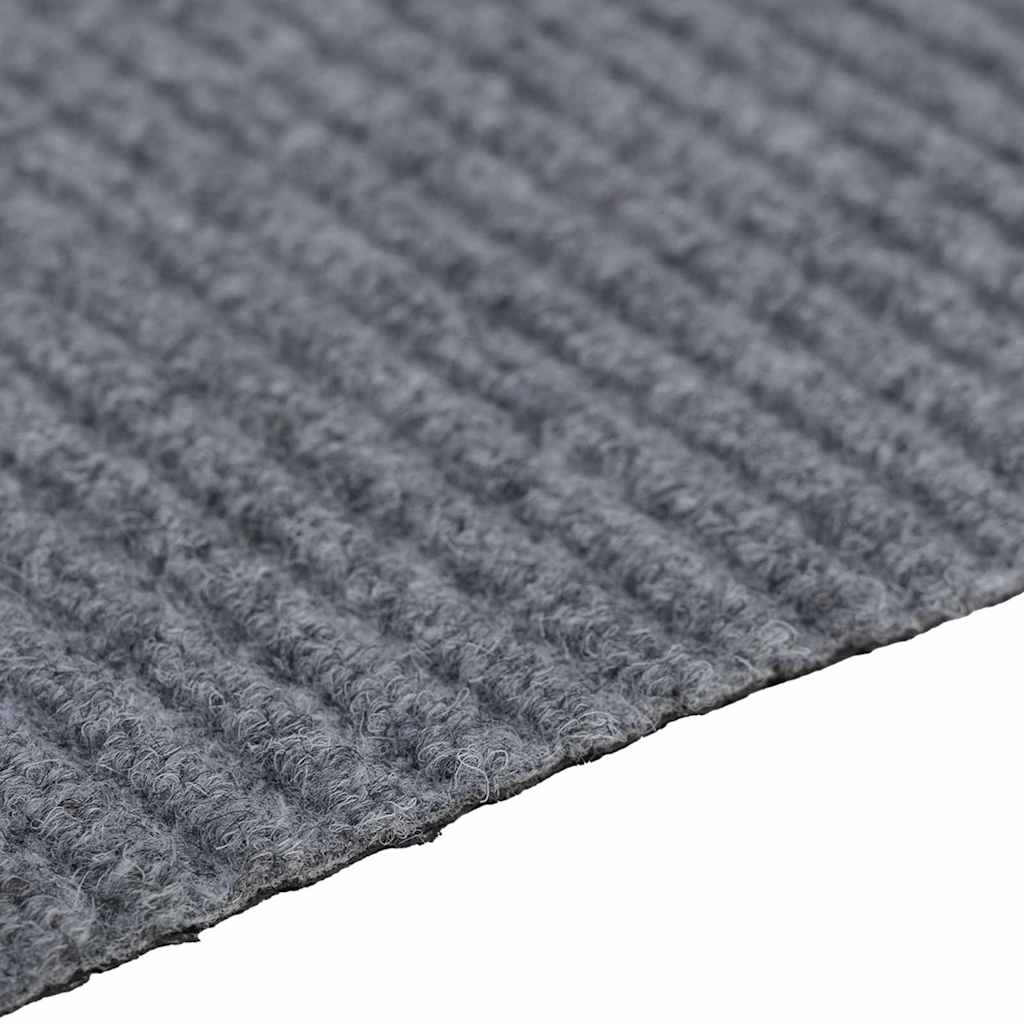 Tepih trkač Svijetlo siva 80 x 250 cm tkanina