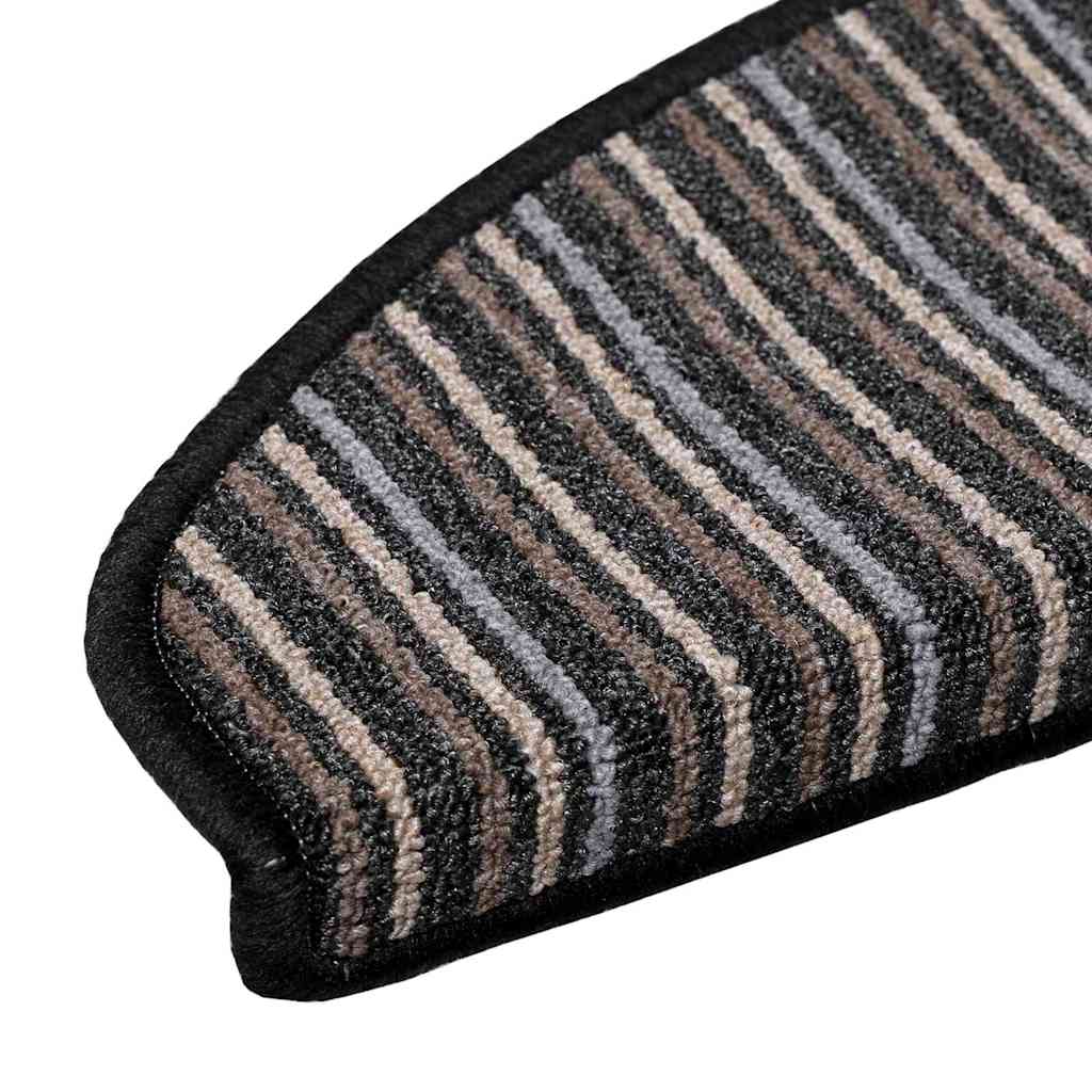 Samoljepljivi stepenasti ulošci 15 pcs Antracit 65 x 21 x 4 cm