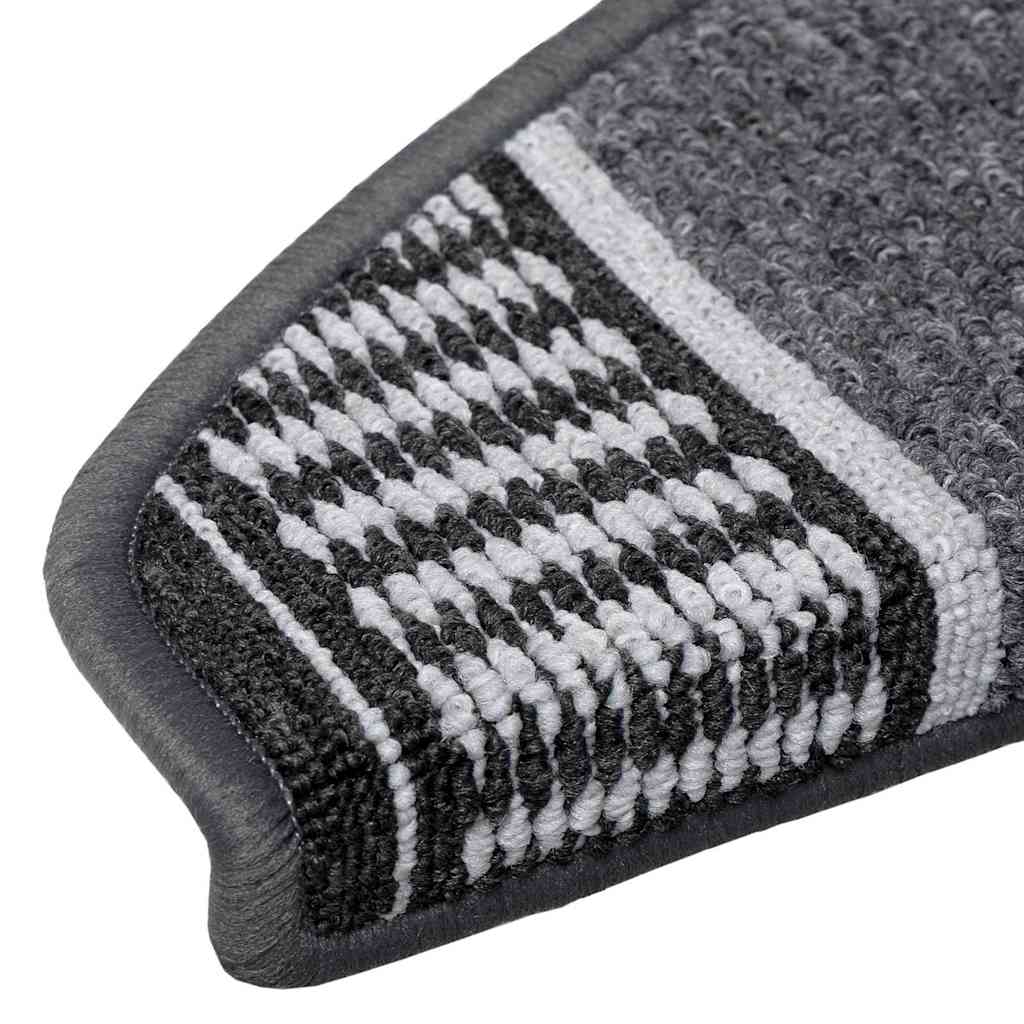 Samoljepljivi stepenasti ulošci 15 pcs Antracit 65 x 21 x 4 cm