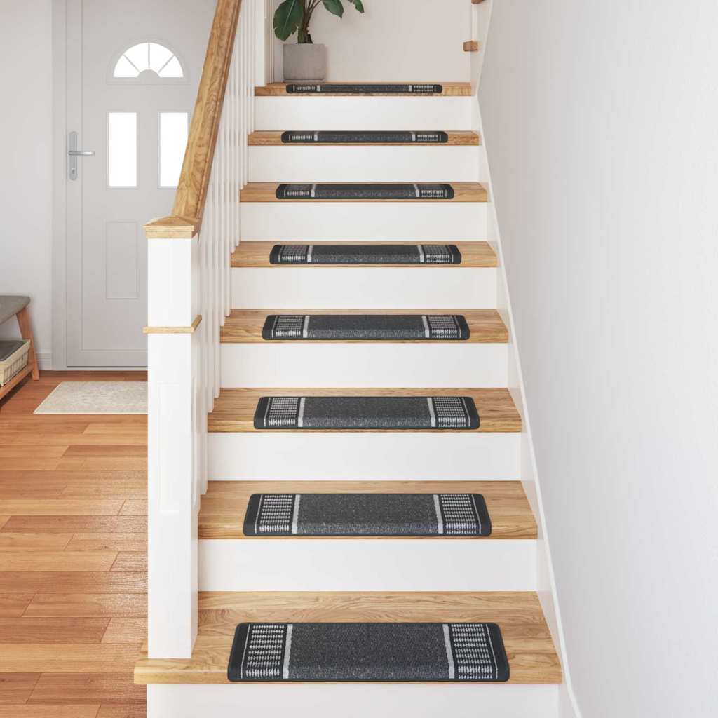 Samoljepljivi stepenasti ulošci 15 pcs Antracit 65 x 21 x 4 cm