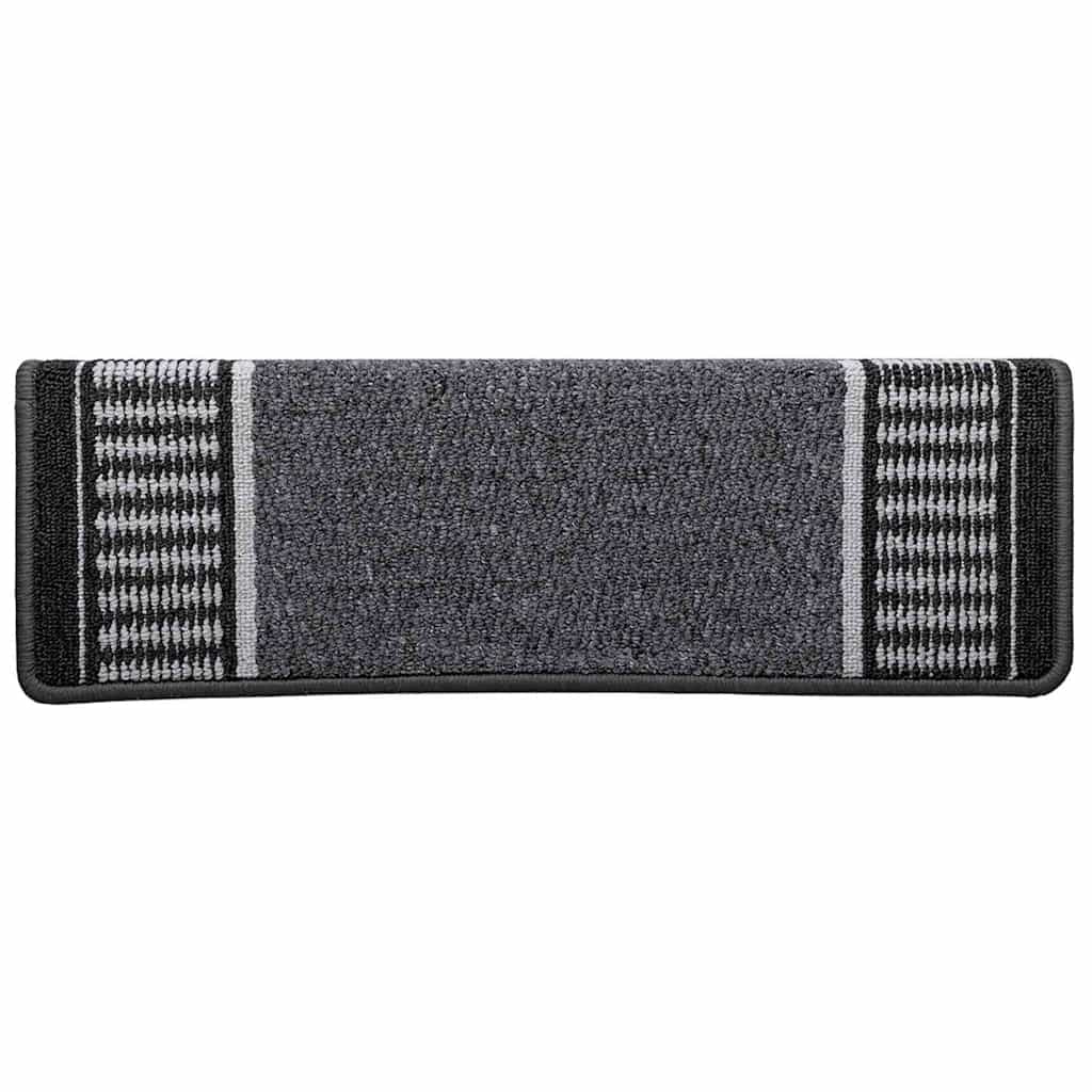 Samoljepljivi stepenasti ulošci 15 pcs Antracit 65 x 21 x 4 cm
