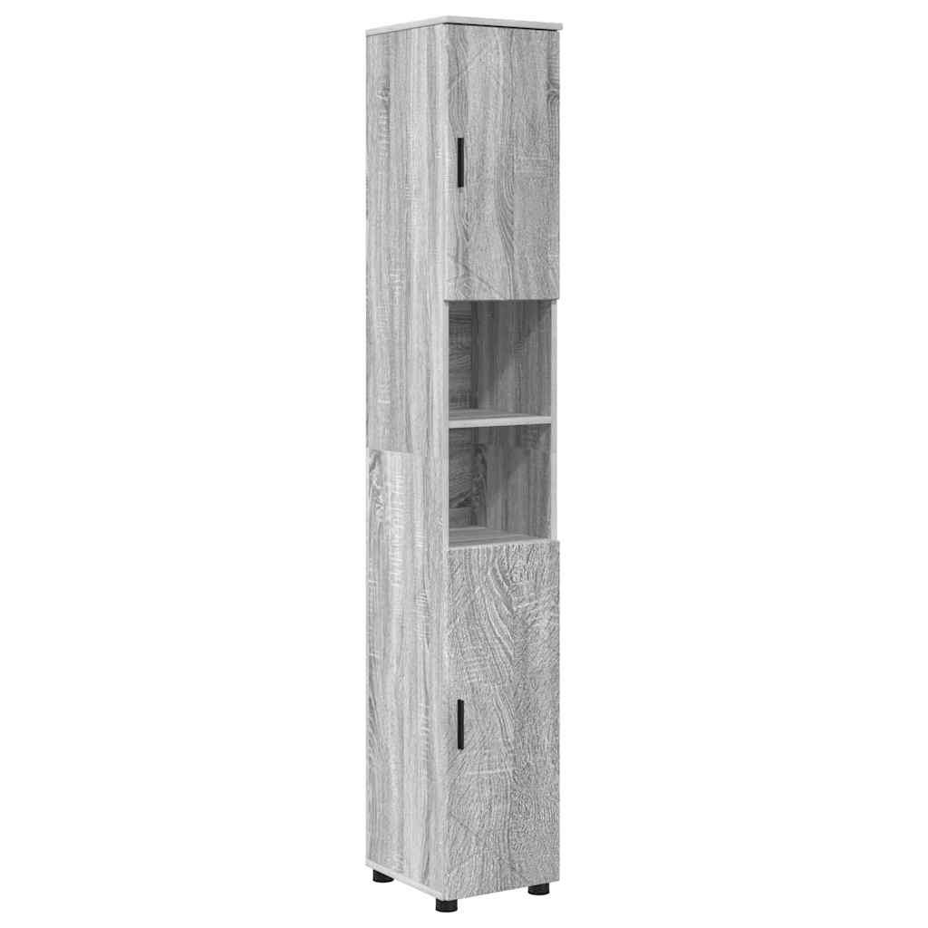 Set namještaja za kupaonicu 4 kom. Siva Sonoma 61 x 35 x 64 cm