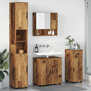 Set namještaja za kupaonicu 4 kom. Staro drvo 61 x 35 x 64 cm