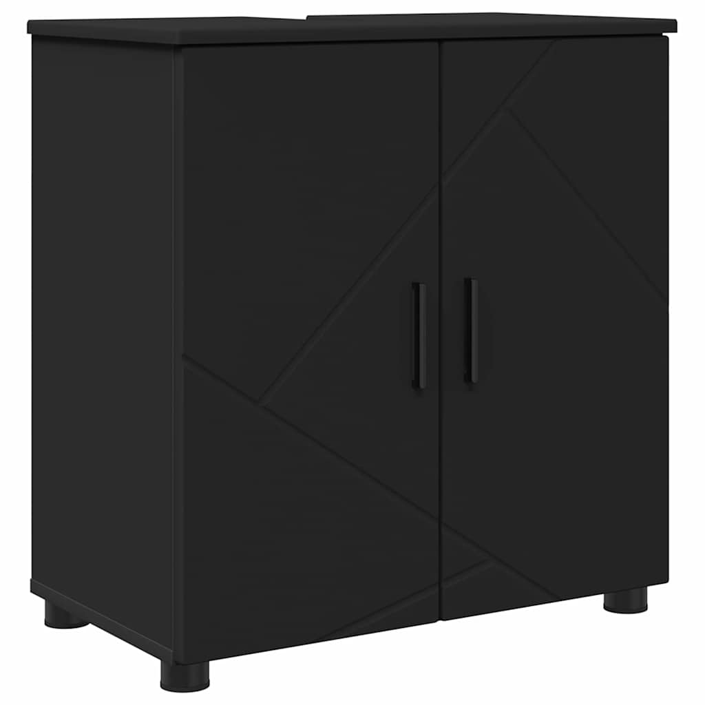 Set namještaja za kupaonicu 5 kom. Crna 61 x 35 x 64 cm