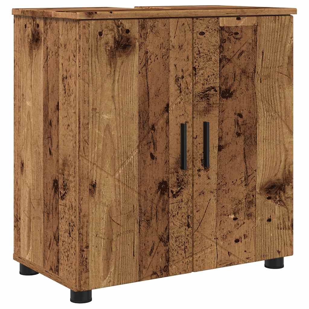 Set namještaja za kupaonicu 5 kom. Staro drvo 61 x 35 x 64 cm