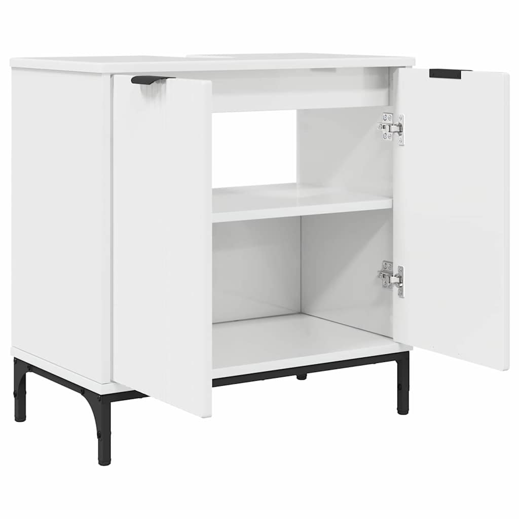 Set namještaja za kupaonicu Zidne 3 pcs Visoko sjajno bijela