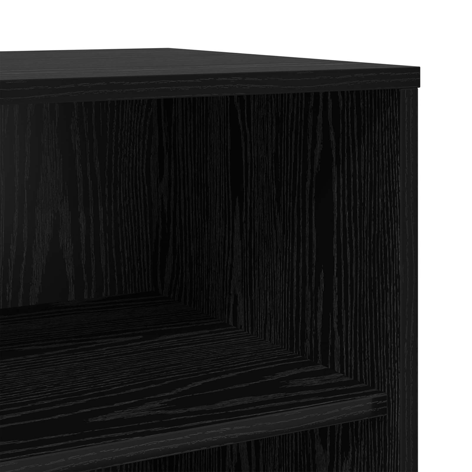 Kreveta 3 pcs Crni hrast 70 x 41 x 75 cm Konstruirano drvo