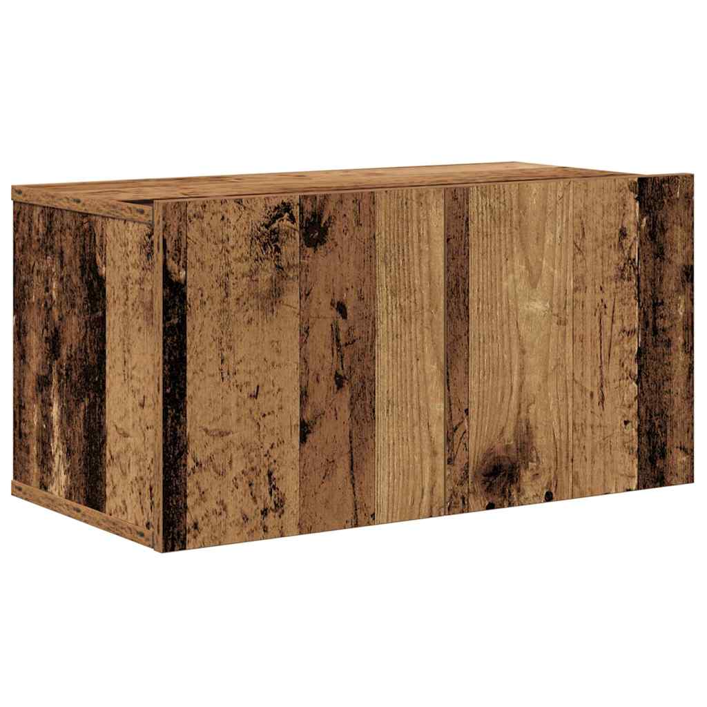 TV Kabinet za Zid Zidne 4 pcs Staro drvo Konstruirano drvo