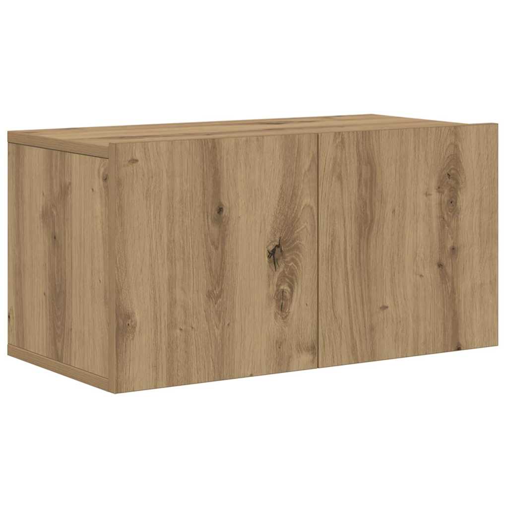 Set TV komoda Zidne 8 pcs Umjetnički hrast Konstruirano drvo