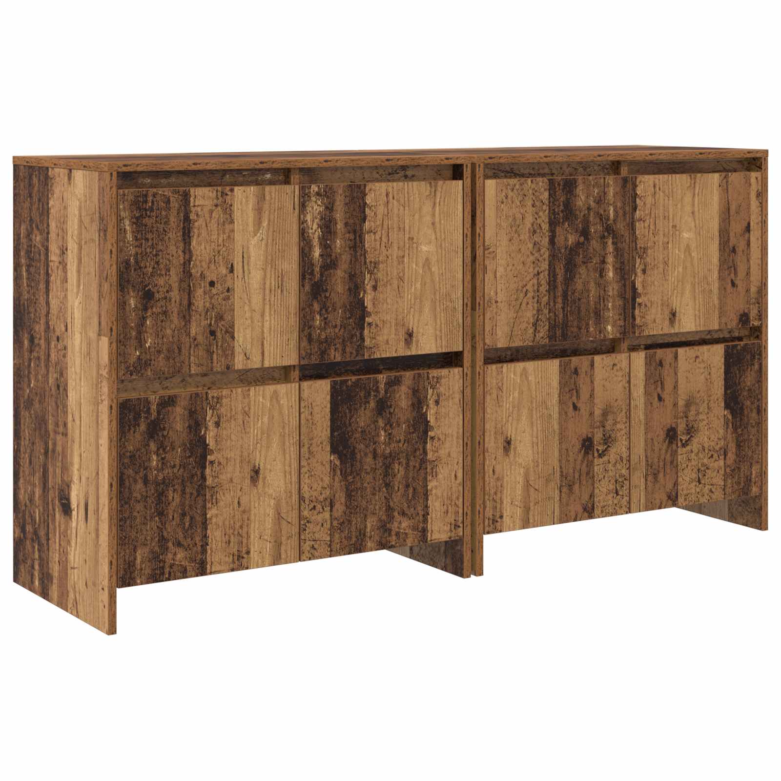Komode 2 pcs Staro drvo 70 x 41 x 75 cm Konstruirano drvo