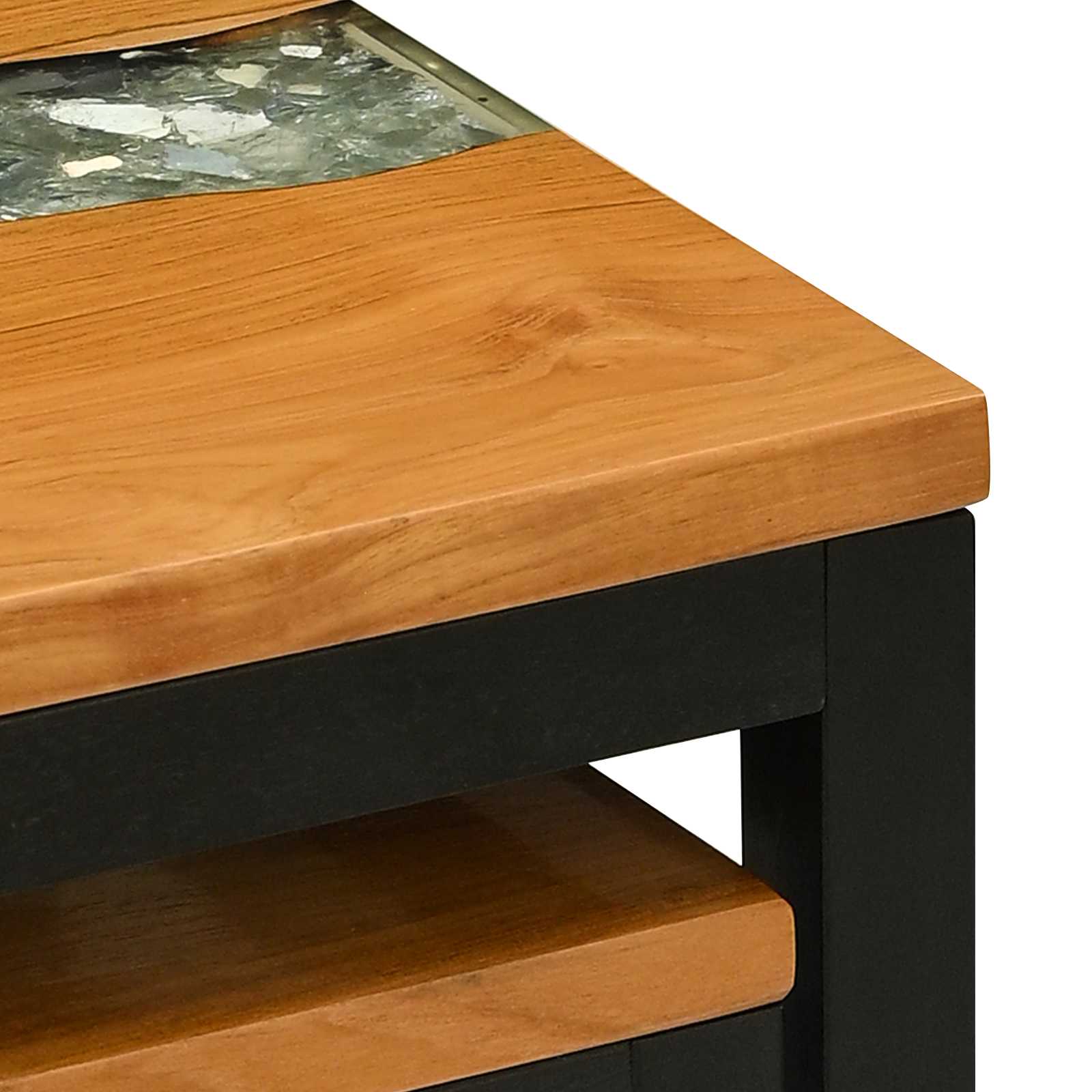 Stol za slaganje 3 pcs Smeđa Čvrsto teak drvo