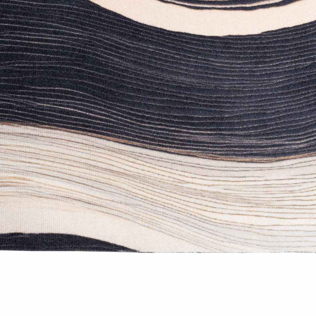Kuhinjski Tepih Crna 180 x 60 cm Baršun