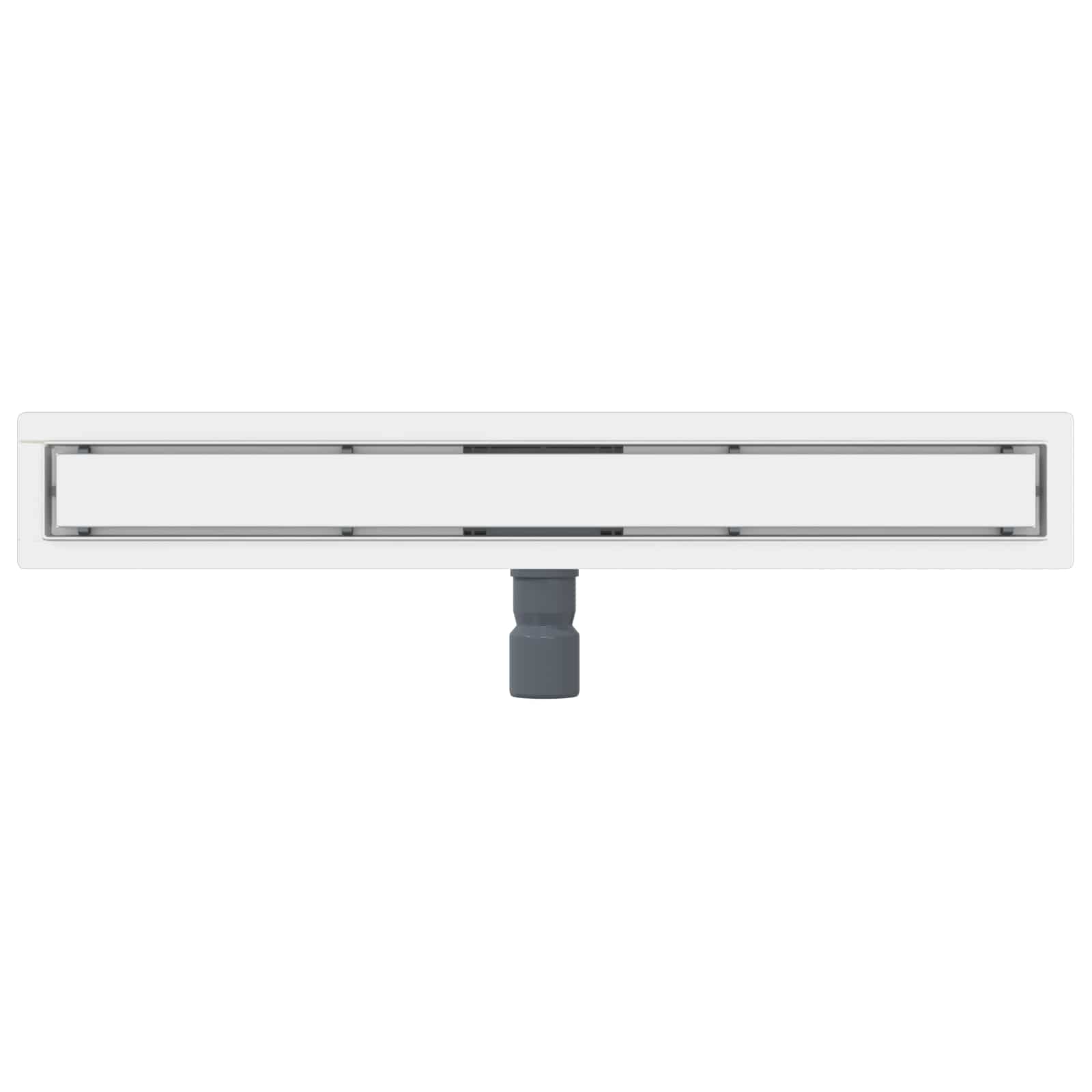 2 u 1 odvod za tuš Srebrno 80 cm Nehrđajući čelik 304